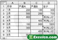 Excel的空白单元格